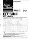 PIONEER CT-40, CT-940, STEREO CASSETTE TAPE DECK ORIGINAL SERVICE MANUAL