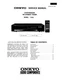 Service Manual Guide For Onkyo T-G10