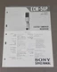 Sony Microphone ECM-56P Service Manual D-2803