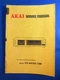 AKAI VS-603U UM VHS VIDEO SERVICE MANUAL LARGE ORIGINAL VERSION GOOD CONDITION