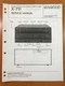 ORIGINAL SERVICE MANUAL & SCHEMATIC KENWOOD X-711 STEREO CASSETTE DECK D538