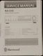 SHERWOOD RA-1142 Receiver Service Manual Original