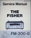 Fisher FM-200-B FM200B Vacuum Tube Tuner Restoration Kit