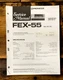 Pioneer FEX-55 Stereo Service Manual *Original*