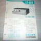 ORIGINAL Sony ST-A6B - Service Manual w/schematics - NOT A COPY