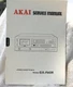 Akai GX-F60R Service & Preliminary Manual Original Manual Not A Copy