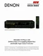 Denon - DCD-820 CD Player - Original Sales Brochure - 