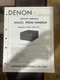 Denon POA-4400A Service Manual