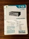 Sony ST-A3A Tuner Service Manual *Original*