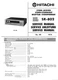 Service manual for Hitachi SR-802