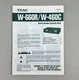 Original TEAC W-660R/W-460C Stereo Double Cassette Deck Owner's Manual