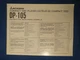MITSUBISHI DP-105 CD Intruction Owner Manual Factory Original The Real Thing