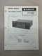 Sanyo FT U22 Original Service Manual Free Shipping