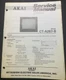 AKAI CT-A267-B Mitsubishi 26" Table Color TV Service Manual ORIGINAL