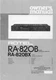 Rotel RA-820B Amplifier Owners Manual