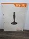 Sony Microphone ECM-377 Service Manual Original Genuine Paperwork 