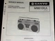 Sanyo M9810KA Radio Cassette Recorder Service Manual