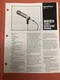 Manual for EV Electro-Voice RE 20 RE-27 BK-1 635A Microphone 309 (pick One)
