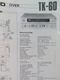 Kenwood TK-60 Receiver Schematic only from Volume 1 Original