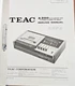 TEAC A-350 CASS Recorder .ORIGINAL Service Manual