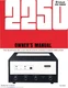 User Manual for McIntosh MC 2250
