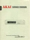 Akai Model UC-S4/J FM/AM Quartz Synthesizer Tuner Service Manual
