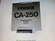 Fisher Ca-250 Service Manual Digital