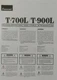 Sansui T-700L - T-900L - FM AM  Stereo Radio Tuner -Instruction - USER MANUAL 