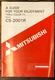 Mitsubishi CS-2001R TV  Owner / User Manual *Original*