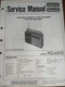 Panasonic RQ-437S Service Manual Cassette Tape Recorder Original