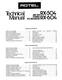 Service manual for Rotel RX-504, RX-604