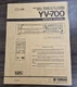 Yamaha YV-700 Video Cassette Recorder Service Manual -  Original