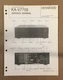 Kenwood KA-V7700 Amplifier  Service Manual *Original*