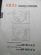 AKAI AP-B110 AP-B110C AP-D210 AP-D210C SERVICE MANUAL TURNTABLE ORIGINAL