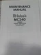 McIntosh MC-240 Owners Manual Stereo Power Amplifier Photocopy