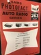 AR-263 SAMS AUTO RADIO MANUAL CADILLAC DELCO FORD/LINCOLN HONDA RCA NOS