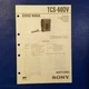 SONY TCS-60DV Service Manual Original Paper OEM Repair Guide - USA