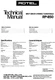 Service manual for Rotel RP-850