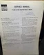 BSR P284-01 DC Turntable Service Manual Original