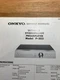 Onkyo P-303 Pre-Amp Preamplifier  Service Manual/Schematic Original