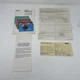 Vintage RCA Color TV Manual Instruction Booklet, Warranty Card, And Shipping For