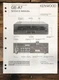 Kenwood GE-A7 Equalizer Service Manual *Original*