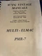 W7FG Vintage Manual Multi Elmac PMR-7 Radio Receiver Good Condition