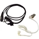 2 Pin Acoustic Tube Earpiece Hands Free Headset PTT Mic for ICOM IC Series