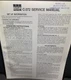 BSR C272 C-272 Turntable Service Manual Original