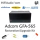 Adcom GFA-565 restoration recap service kit fix repair filter capacitor rebuild