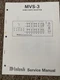Vintage Mcintosh MVS 3 Audio Video Selector Service Manual Information Original