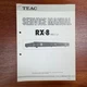 VINTAGE TEAC RX-8 DBX UNIT SERVICE MANUAL 