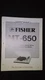 Fisher mt-650 c Service Manual original book stereo turntable record player