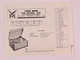 Vtg Original OEM Voice of Music VOM 202 Service Repair Manual Phonograph